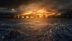 Fototapete Andere Wikinger, versenden, Meer, Sturm, nordic