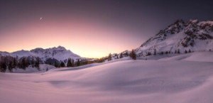 Fototapete Andere Winter, Schnee, Landschaft, Berg, Himmel