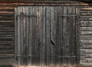Fototapete Andere Dorf, Gate, alt, Tür, aufgegeben