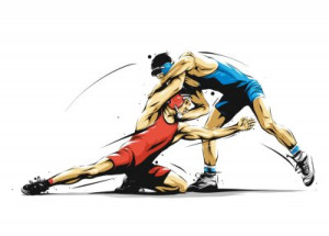 Fototapete Andere red, Menschen, junge, Handlung, Illustration
