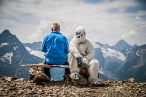 Fototapete groß, Schnee, Berg, kaukasisch, russland