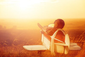 Fototapete Andere Kinder, Flieger, Flugzeug, Pilot, fliegen