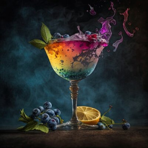 Fototapeta cocktail, pić, fantazyjny, wyroby szklane, alkohol