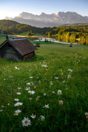 Fototapeta dacza, bavaria, Alpy, podróżować, podróż