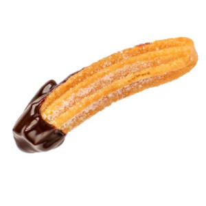 Fototapeta Churros, odizolowany, mexican, ciemny, karmel