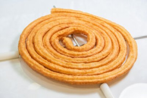 Fototapeta Churros, hiszpańskie jedzenie, Hiszpania, hiszpański, Madry