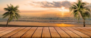 Fototapeta reklama, tło, plaża, pusty, śniadanie
