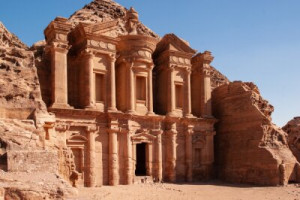 Fototapeta petra, Jordania, podróżować, architektura, turystyka