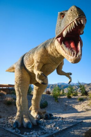 Fototapeta zwierzęcy, posąg, rzeźba, california, dinozaur