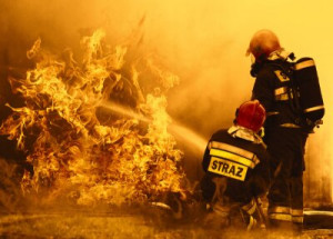 Fototapeta Pokój młodzieżowy pożar, strażak, bezpieczeństwo, szkolenie