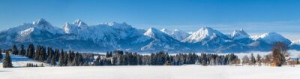 Fototapeta Niemiecki, zima, krajobraz, bavaria, charakter
