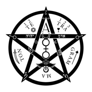 Fototapeta pentagram, gwiazda, wicca, wiccan, ezoteryczny