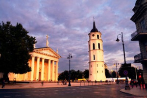 Fototapeta słynny, architektura, bałtycki, dzwonnica, dzwon