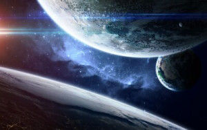 Fototapeta teleskop, meteor, fikcja, tapeta, satelita
