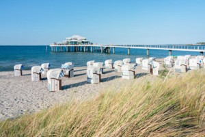 Fototapeta plaża, Morze Bałtyckie, Niemiecki, wydma, morze