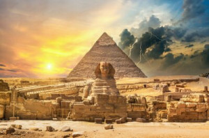 Fototapeta piramida, pustynia, Egipt, Kair, Giza