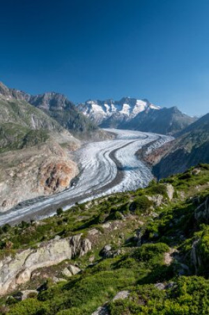 Fototapeta alpen, montować, lód, element, lodowiec