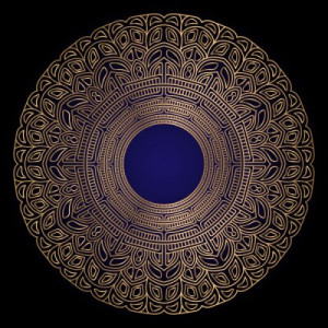 Fototapeta wektor, projekt, ornament, mandala, ilustracja