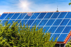 Fototapeta słoneczny, płyta, elektryczność, dach, eco
