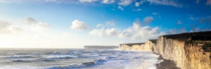 Fototapeta plaża, piękny, niebieski, Brytania, brytyjski