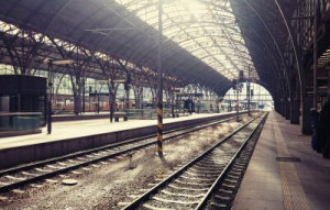 Fototapeta ludzie, stary, podróżować, transport, budynek