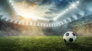 Fototapeta Piłka nożna piłka nożna, piłka, trawa, stadion, grać