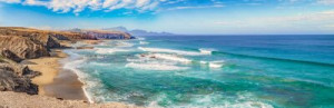 Fototapeta fuerteventura, plaża, Hiszpania, krajobraz, wyspiarski