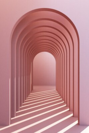 Fototapeta łuk, 3d, architektura, nowoczesny, budynek
