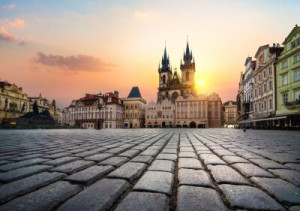 Fototapeta Praga, Czechy, plac, świątynia, architektura