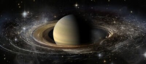 Fototapeta Saturn, planeta, ring, miejsce, astronomia