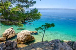 Fototapeta Chorwacja, Dalmacja, morze, plaża, wybrzeże