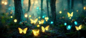 Fototapeta kaprys, magiczny, opowieść, krajobrazowy, motyl