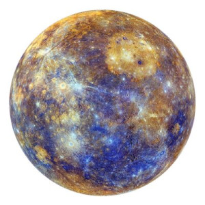 Fototapeta rtęć, planeta, odizolowany, kula, astronomia