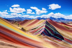 Fototapeta Peru, charakter, podróżować, góra, tęcza