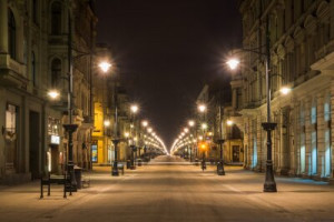 Fototapeta lodz, architektura, budynek, centrum, miasto