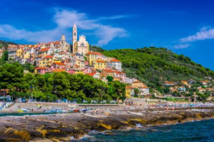 Fototapeta jeleń, liguria, Włochy, Morze Śródziemne, imperia