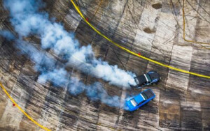 Fototapeta samochód, drifting, dryfować, wyścig, śledzić