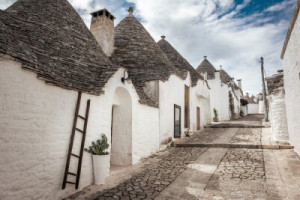Fototapeta Alberobello, Trulli, Apulia, komin, Włochy