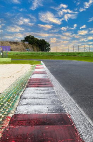 Fototapeta wschód słońca, motorsport, asfalt, obwód, pojęcie