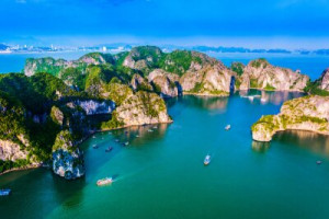 Fototapeta ha Long, Wietnam, długo, zatoka, morze