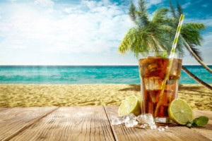 Fototapeta lato, pić, cocktail, lód, tło