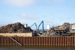 Fototapeta przemysł, dżonka, Złomowisko, recyklingu, metaliczny
