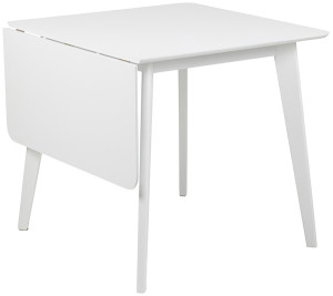 Stół do jadalni rozkładany Gemirro 80-120x80 cm biały