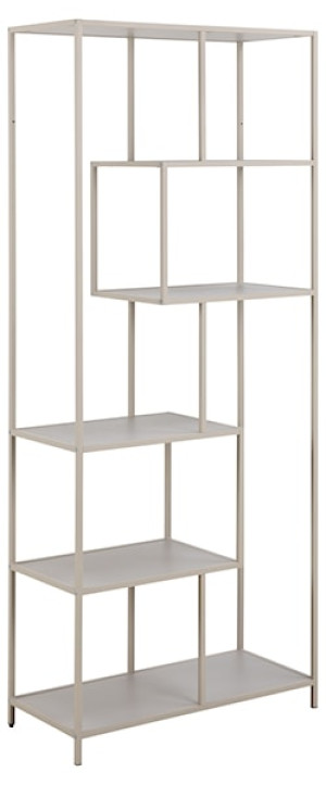 Regał Seaford 77 cm beżowy