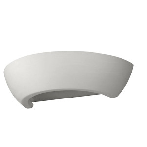 Kinkiet ceramiczny Oskar biały Wyprzedaż