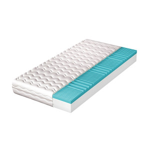 Materac piankowy 140x200 cm Kronno 7 stref twardości HOMEBOOK