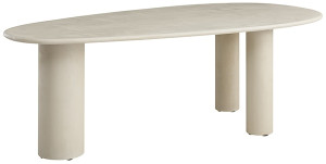 Stół do jadalni Innations 230x120 cm szaro-beżowy z efektem mikrocementu Wyprzedaż