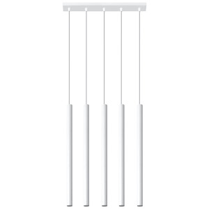 Lampa wisząca Pastelo 5 biała