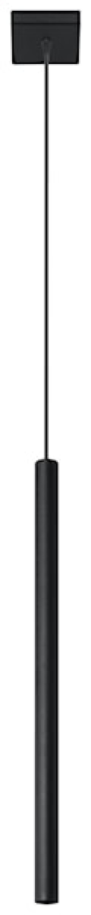 Lampa wisząca Lagga 8x8 cm x1 czarna