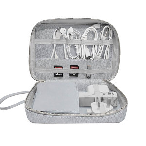 Organizer na kable Pebble Cable Tidy szary HOMEBOOK